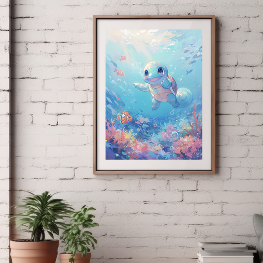Pokemon Squirtle Poster