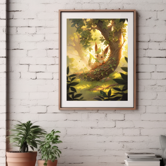 Pokemon Leafeon Poster