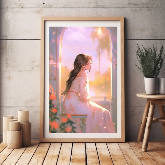 FF IX Princess Garnet Poster