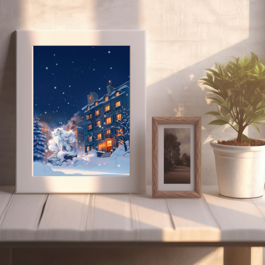 Pokemon Alola Ninetales Poster