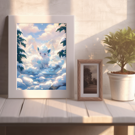 Pokemon Alola Vulpix Poster