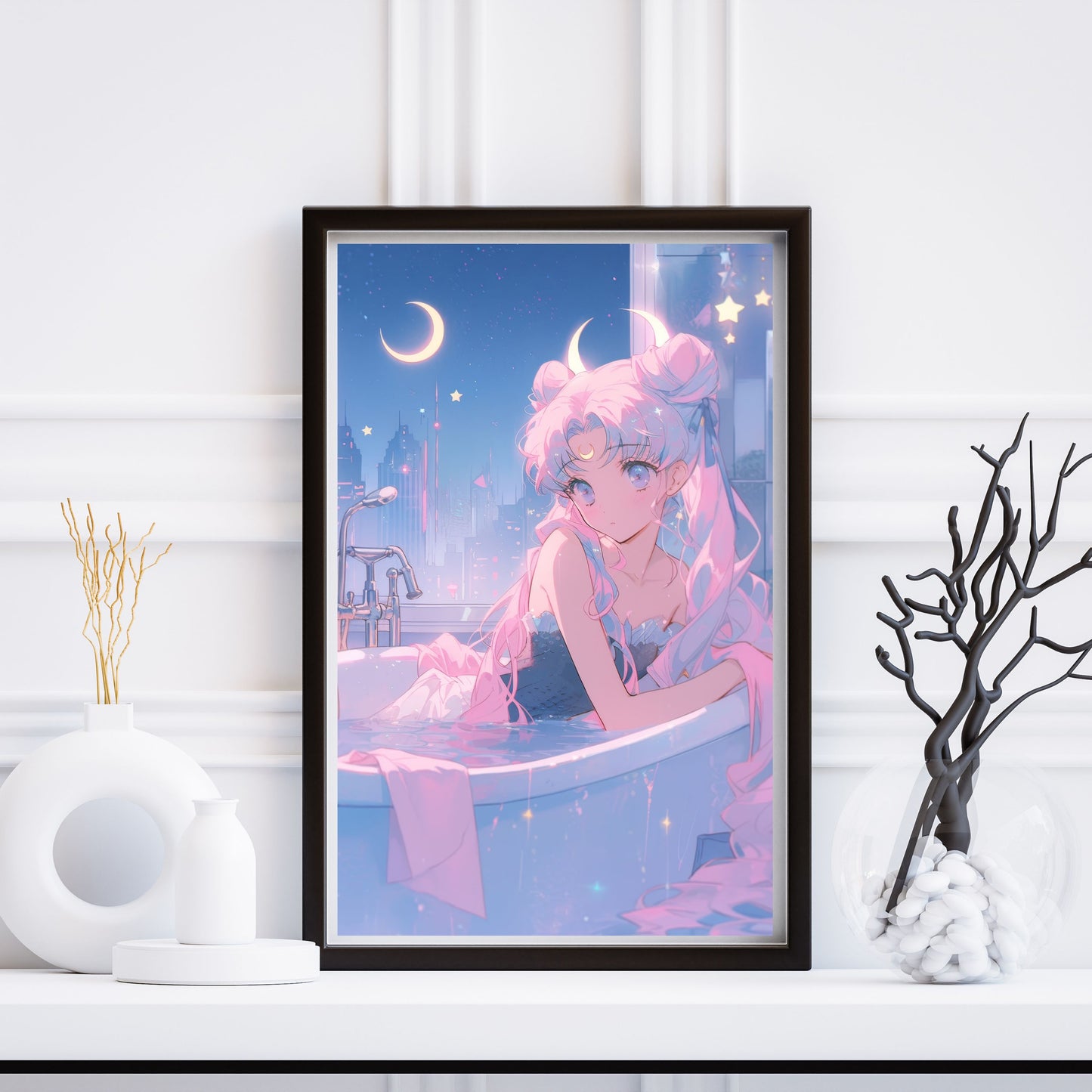 Moon Bath Poster