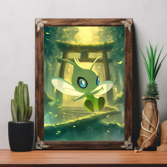 Pokemon Celebi Poster