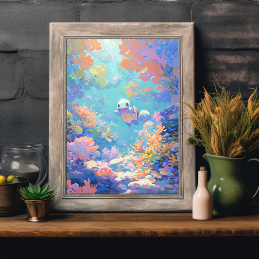 Pokemon Squirtle Poster