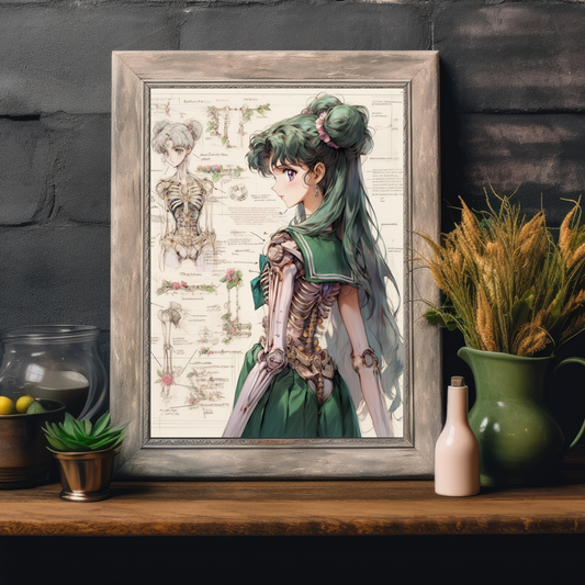 Pluto Skeleton Poster