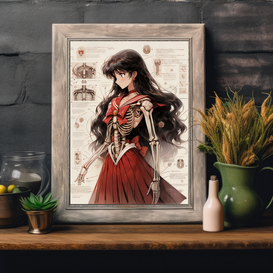 Mars Skeleton Poster