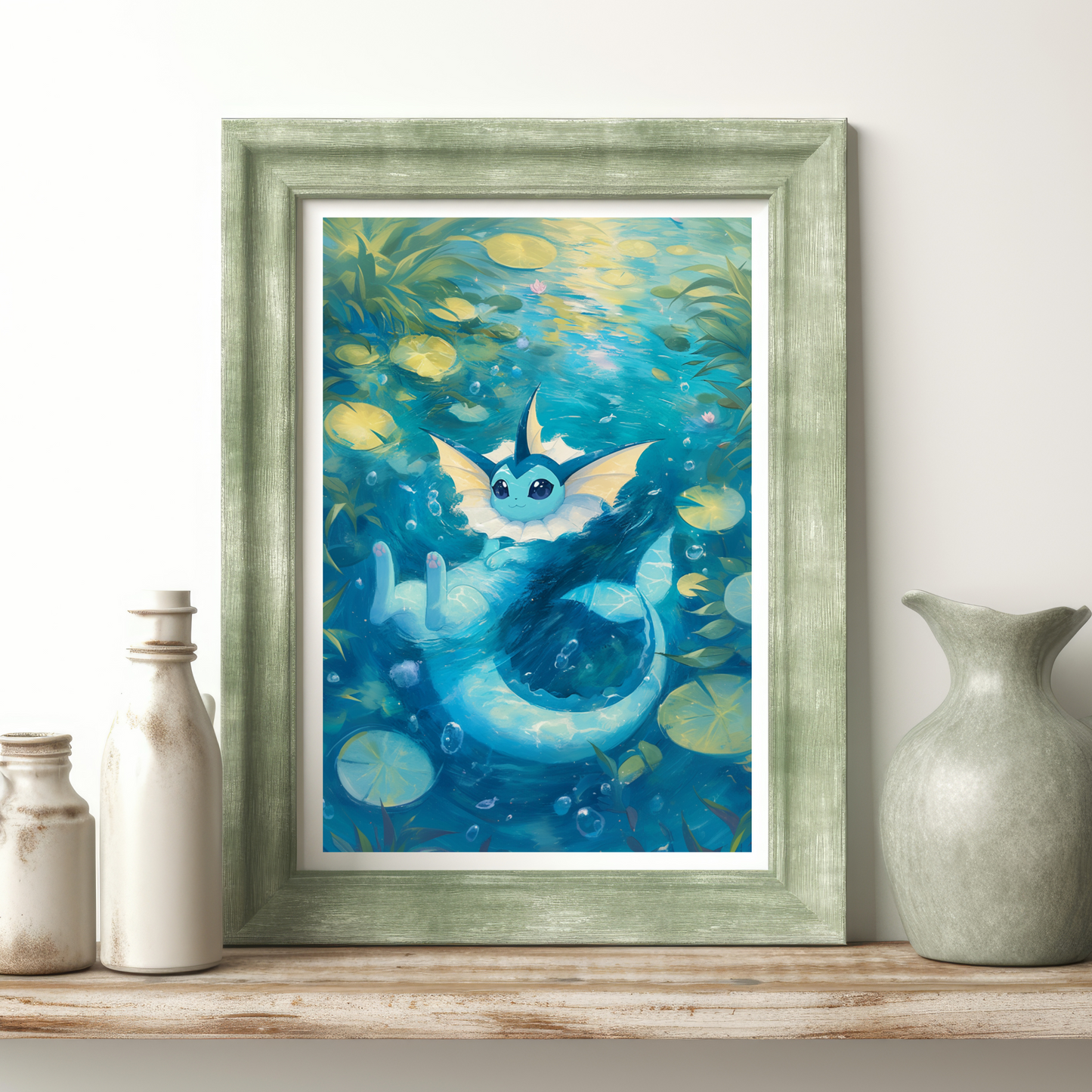 Pokemon Vaporeon Poster