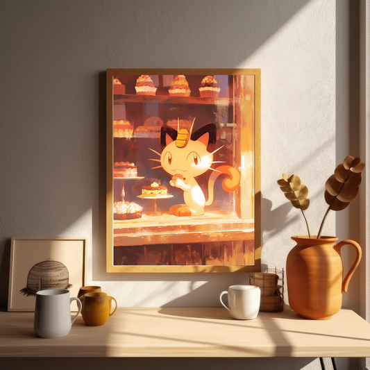 Pokemon Meowth Poster