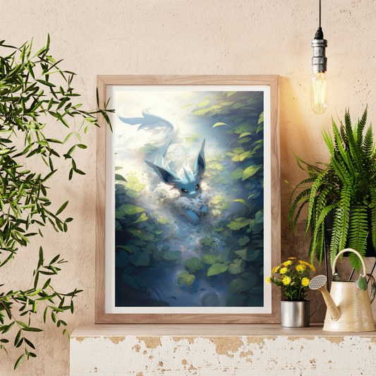 Pokemon Vaporeon Poster