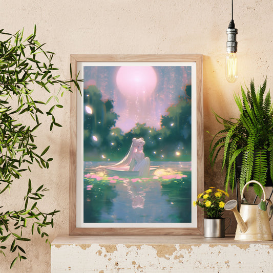 Moon Pastel Poster