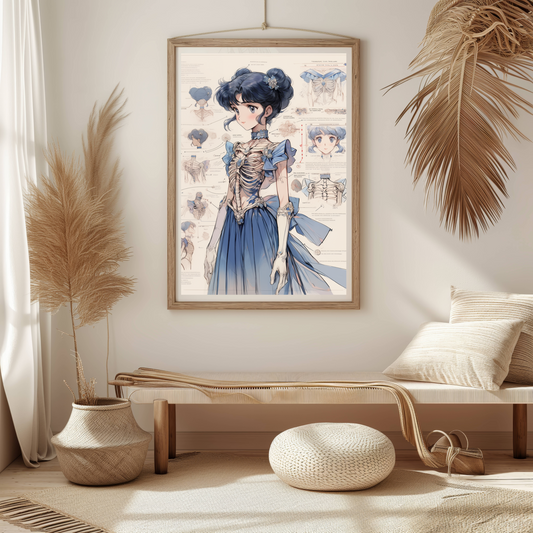 Mercury Skeleton Poster