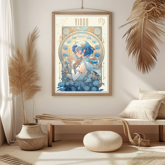 Mercury Zodiac Sign Virgo Poster