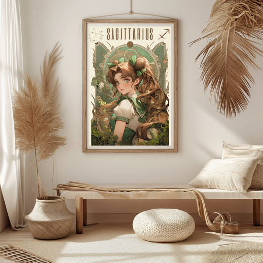 Jupiter Zodiac Sign Sagittarius Poster