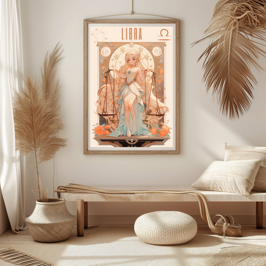 Venus Zodiac Sign Libra Poster