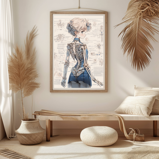 Uranus Skeleton Poster