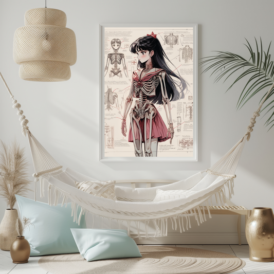 Mars Skeleton Poster