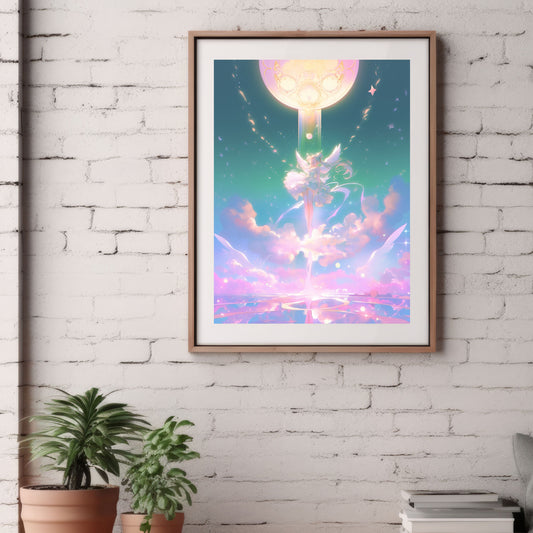 Moon Pastel Poster