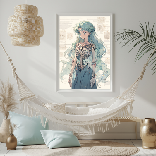 Neptune Skeleton Poster