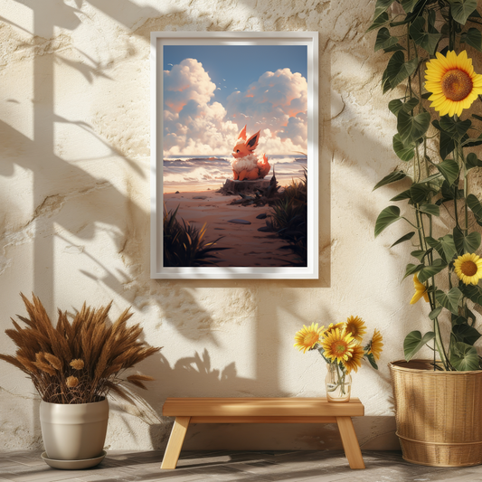 Pokemon Flareon Poster