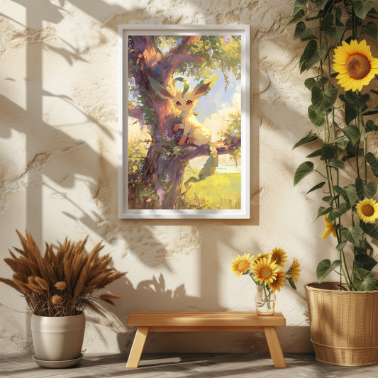 Pokemon Leafeon Poster