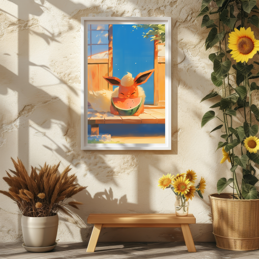 Pokemon Flareon Poster