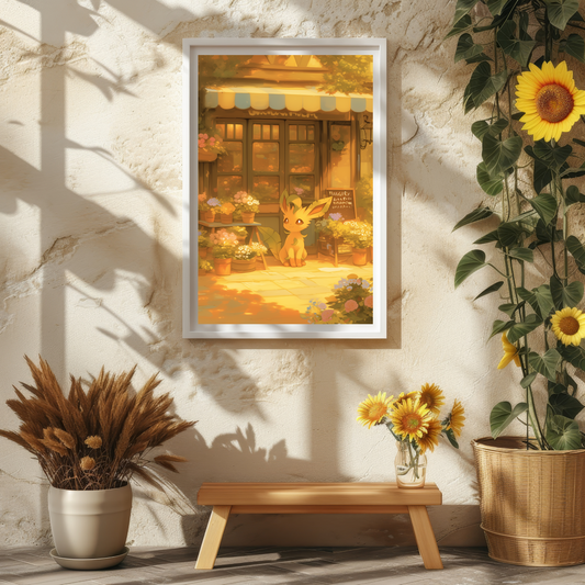 Pokemon Leafeon Poster