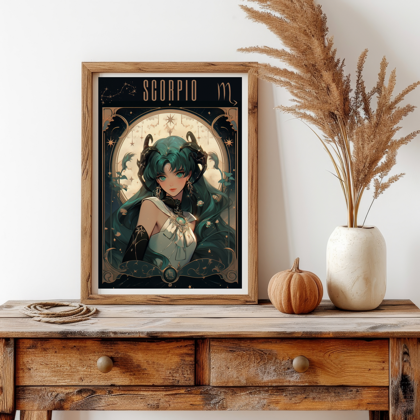 Pluto Zodiac Sign Scorpio Poster