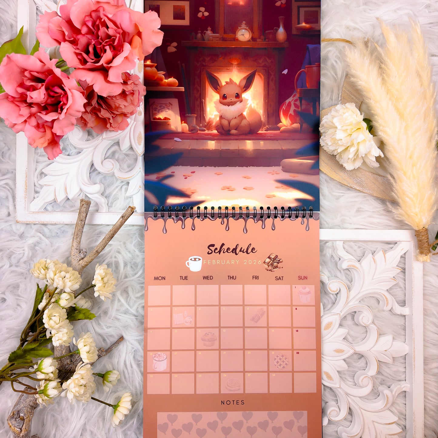 Pokemon Eevee Evolution Wall Calendar