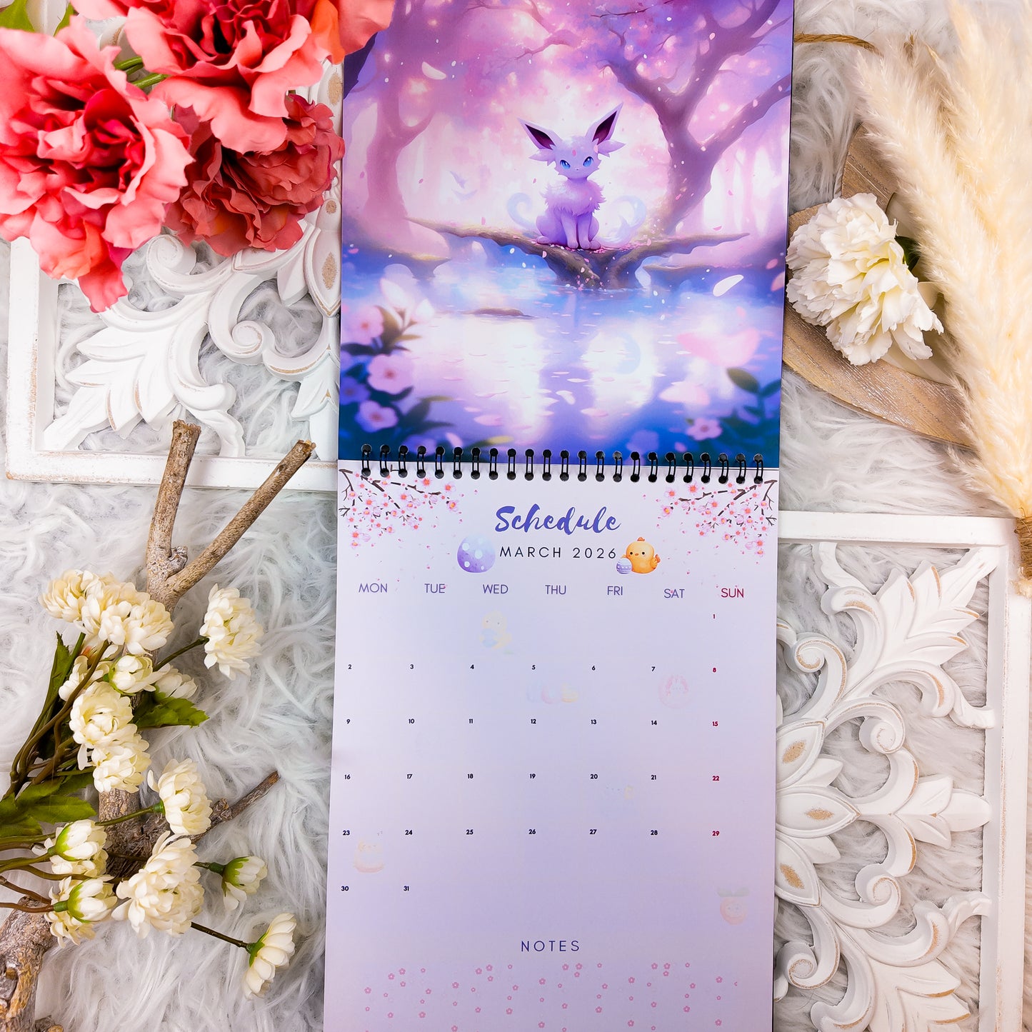 Pokemon Eevee Evolution Wall Calendar