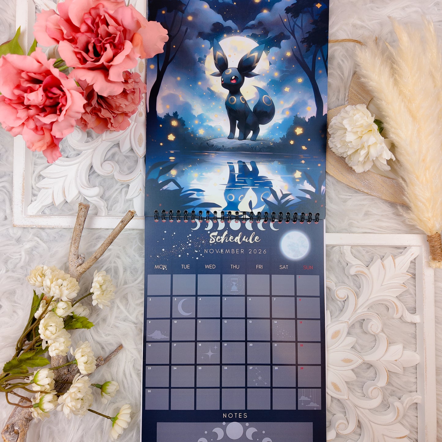 Pokemon Eevee Evolution Wall Calendar