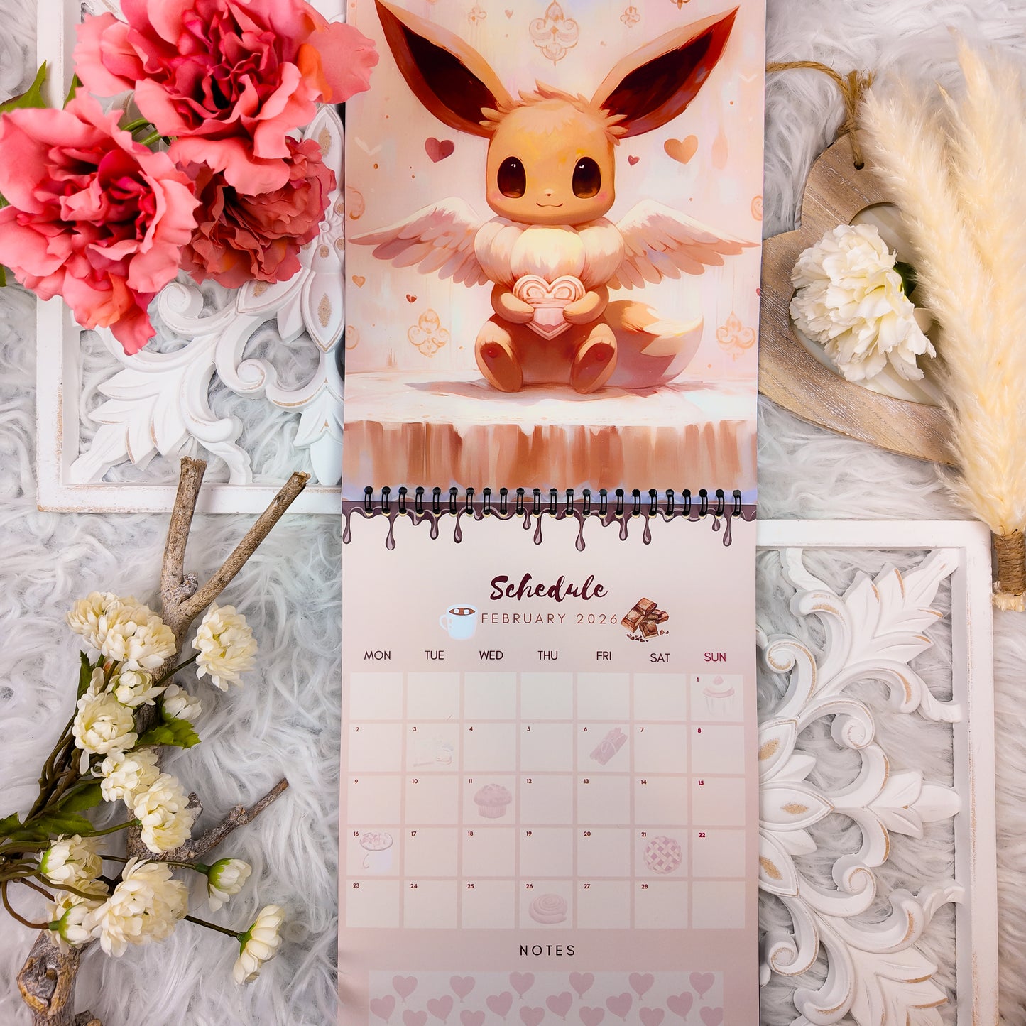 Pokemon Eevee Evolution Wall Calendar