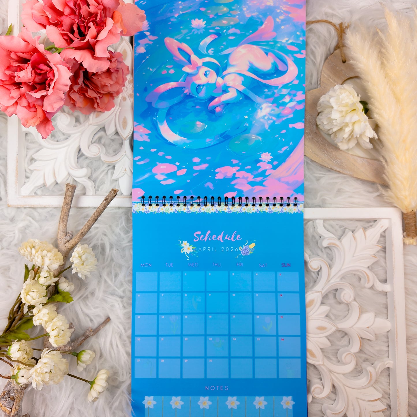 Pokemon Eevee Evolution Wall Calendar