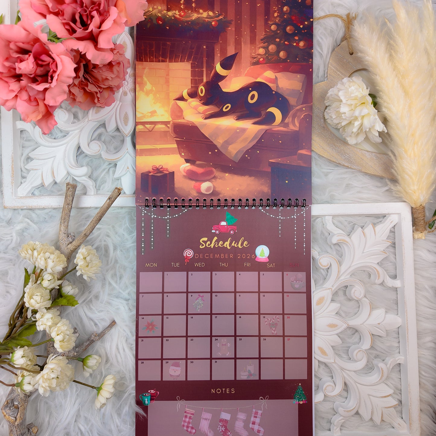 Pokemon Eevee Evolution Wall Calendar