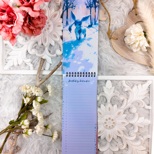 Pokemon Eevee Evolution Birthday Calendar