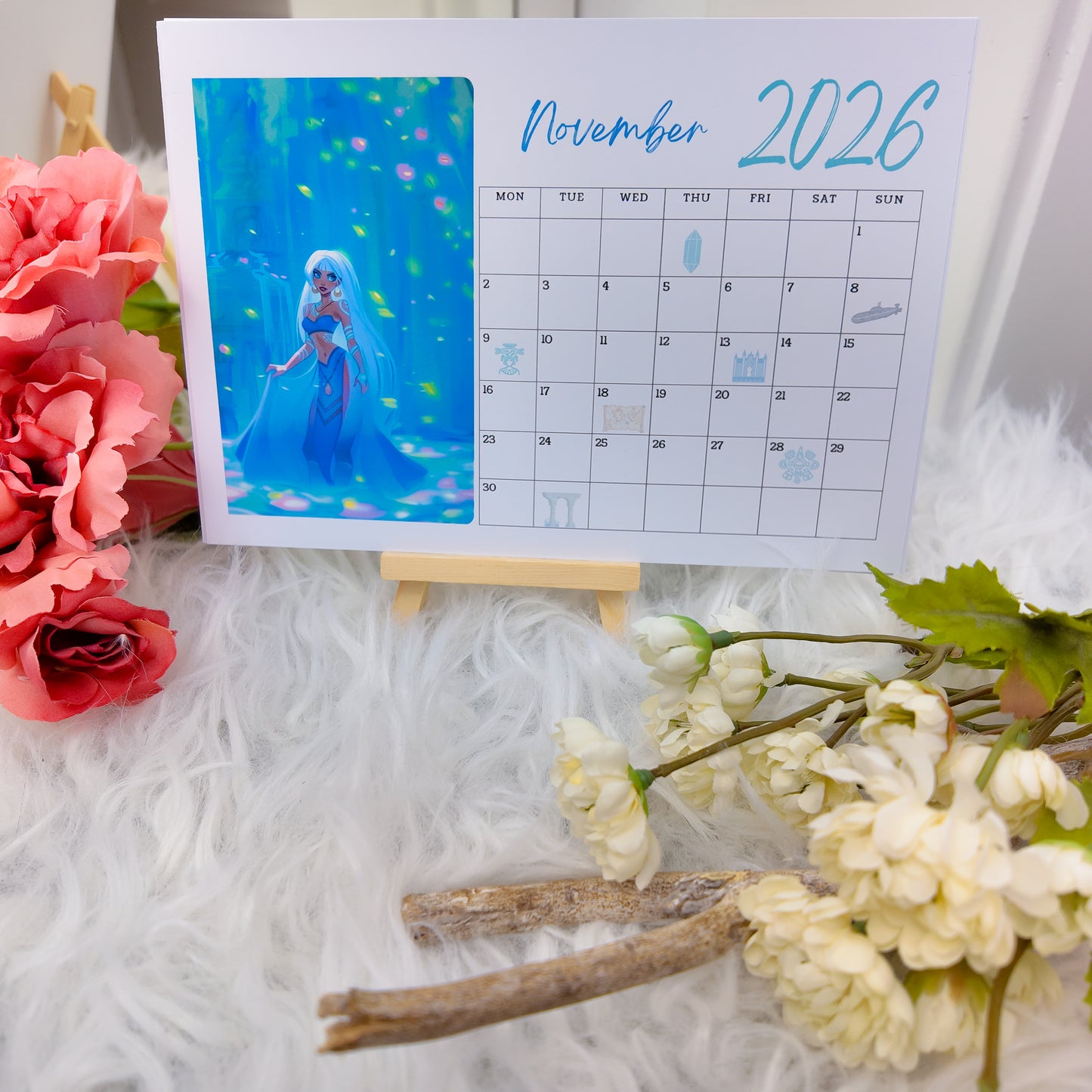 Fairy Tale Desk Calendar