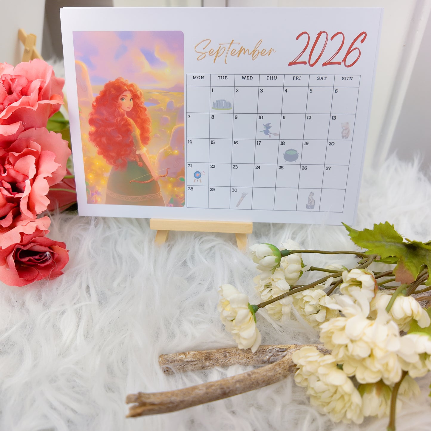 Fairy Tale Desk Calendar