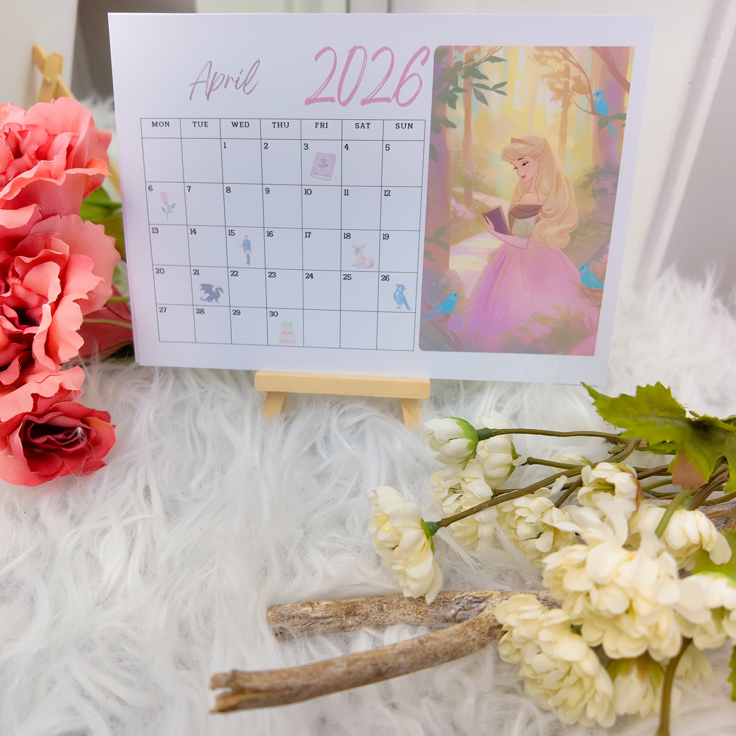 Fairy Tale Desk Calendar