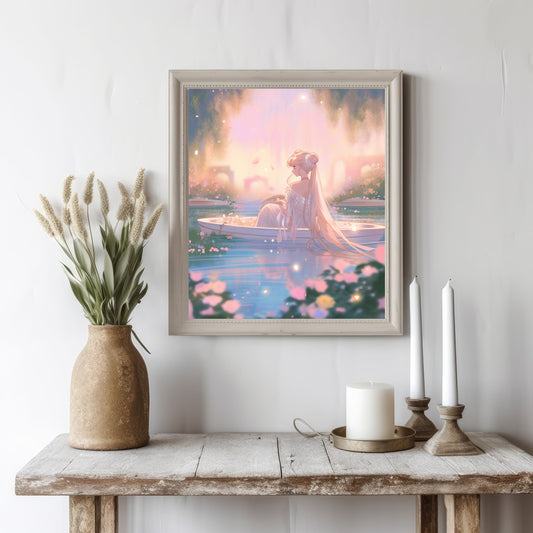 Moon Pastel Poster