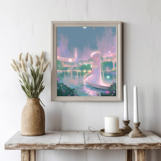 Moon Pastel Poster