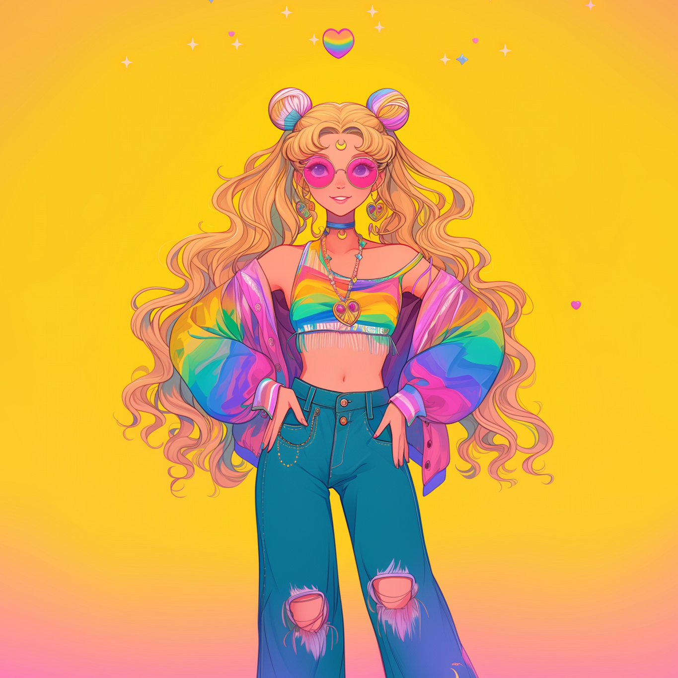 Moon Hippie 70's style