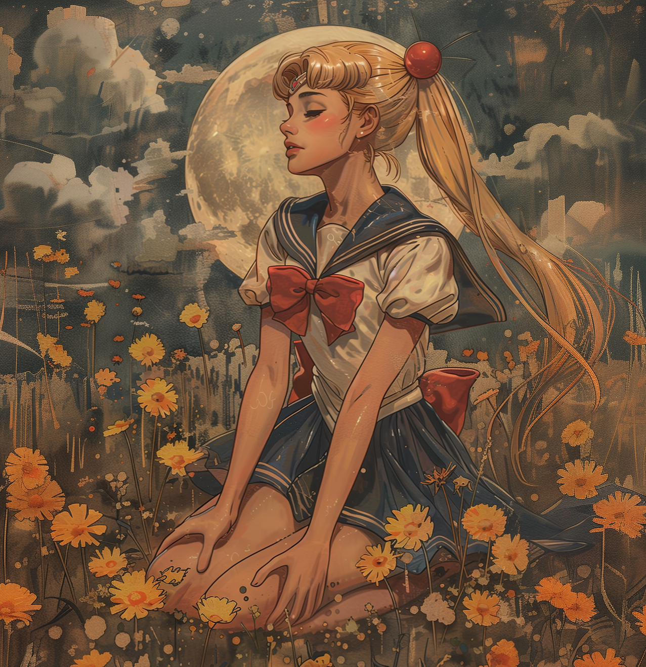 Moon Gouache