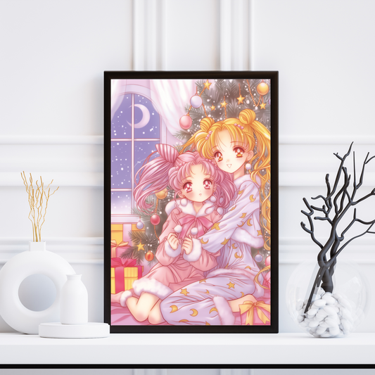 Usagi & Chibiusa Christmas Poster