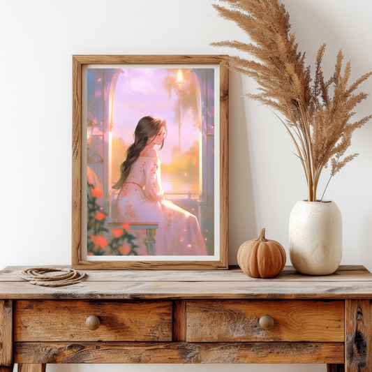 FF IX Princess Garnet Poster