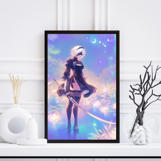2B NieR:Automata Poster