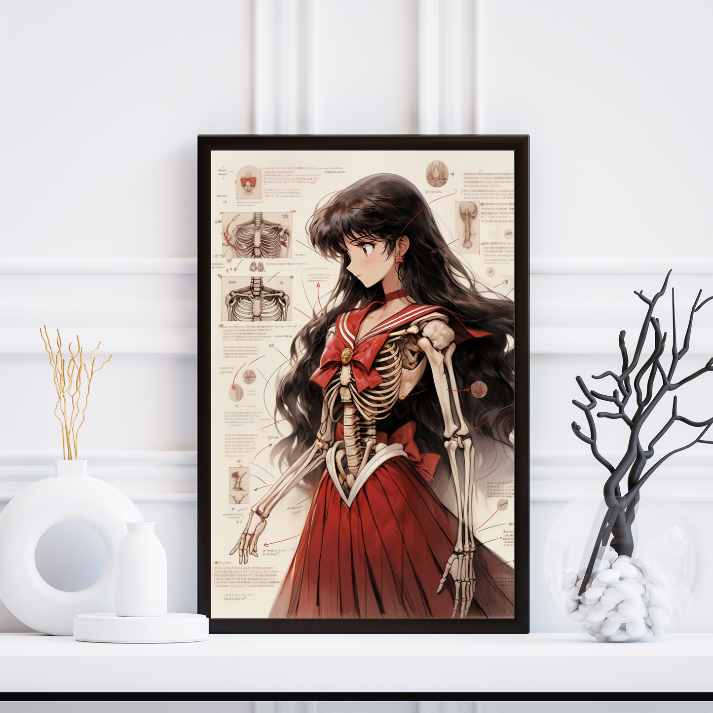 Mars Skeleton Poster