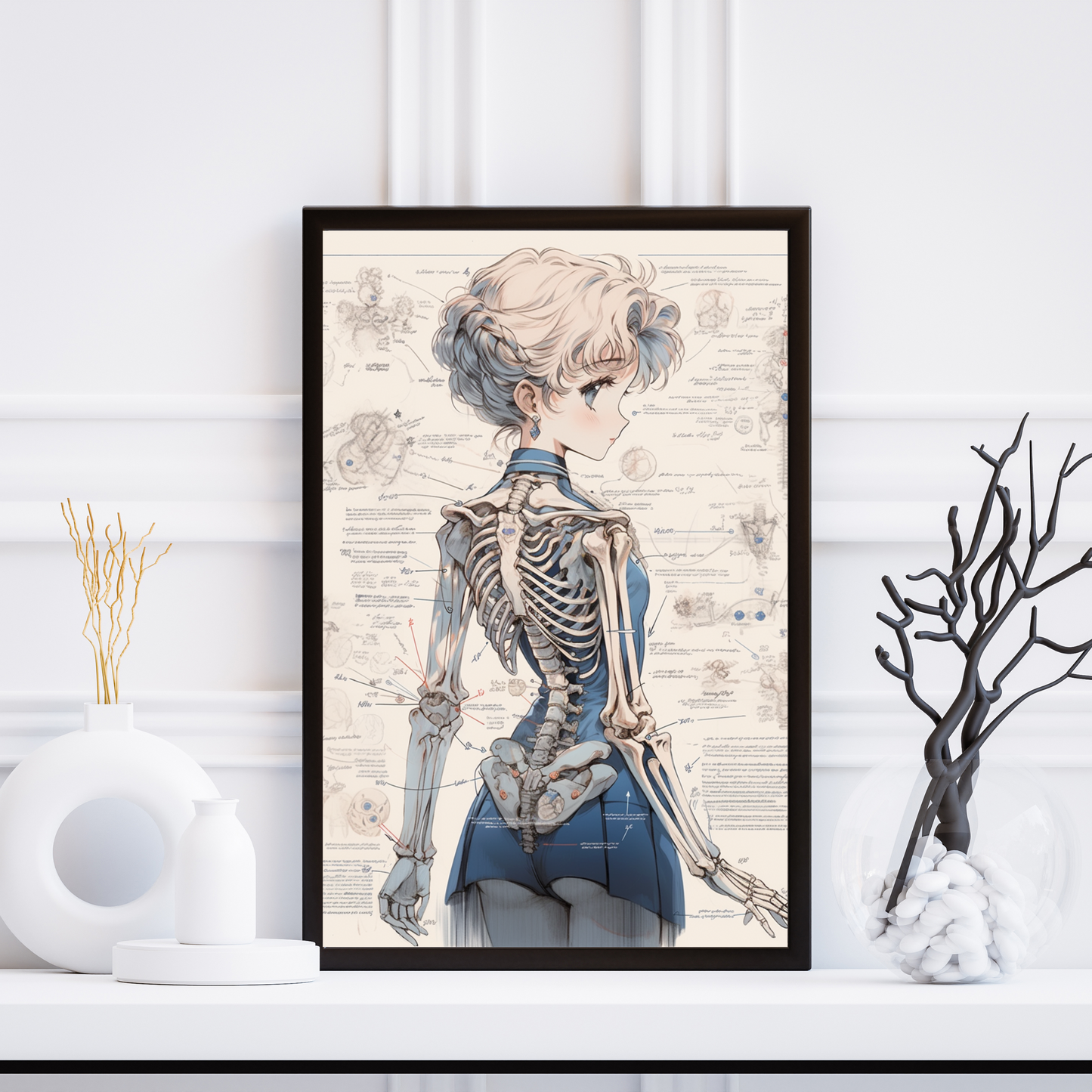 Uranus Skeleton Poster