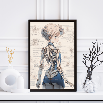 Uranus Skeleton Poster