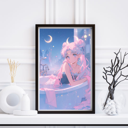 Moon Bath Poster