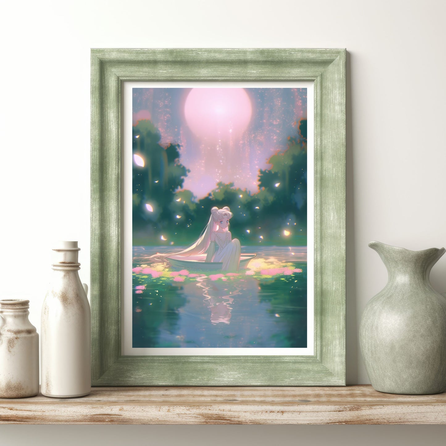 Moon Pastel Poster