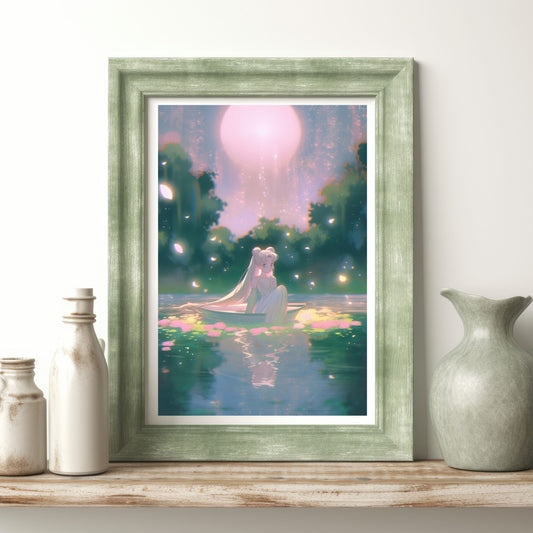 Moon Pastel Poster
